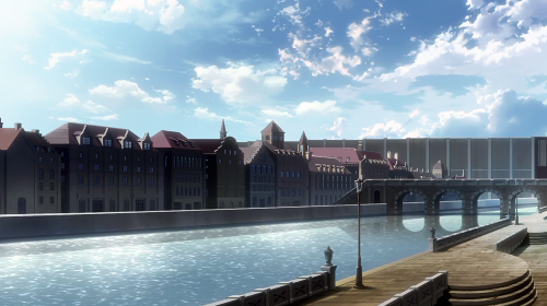 tsuyuake:  Shingeki no Kyojin episode 23 - scenery 