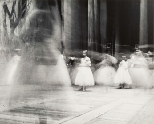 kafkasapartment:New York City Ballet - Balanchine, Choreographer, c. 1940. Larry Colwell. Gelatin si