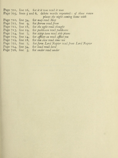 garadinervi:James Joyce, Ulysses, [Errata], The Egoist Press, London, October 1922, Second printing;