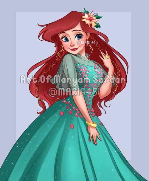 ✨Ariel✨#ArtCommission #mari945 #ArtOfMaryamSafdar #ArtistOnTwitter #Disney #disneyprincess #Ariel #T