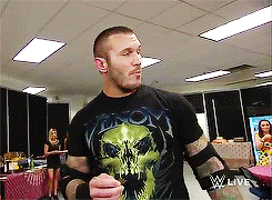 theunicornstampede:  Because Randy Orton eating a chip is important ¯\_(ツ)_/¯ 