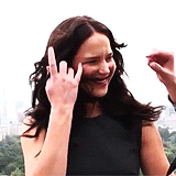 just-about-miss-lawrence:  Jennifer being randomly cute during interviews 