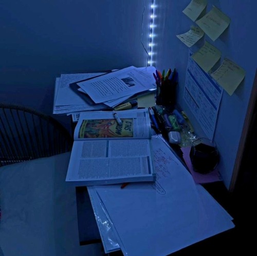 Spankoffshitz Moodboard With Dark Blue & Green Study Inspo!