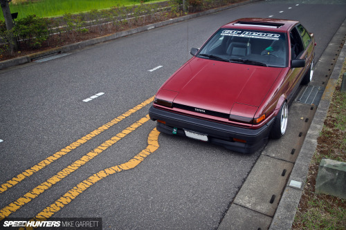 Toyota Corolla AE86Beyond USDM: The Car Peace Coupe - Speedhunters