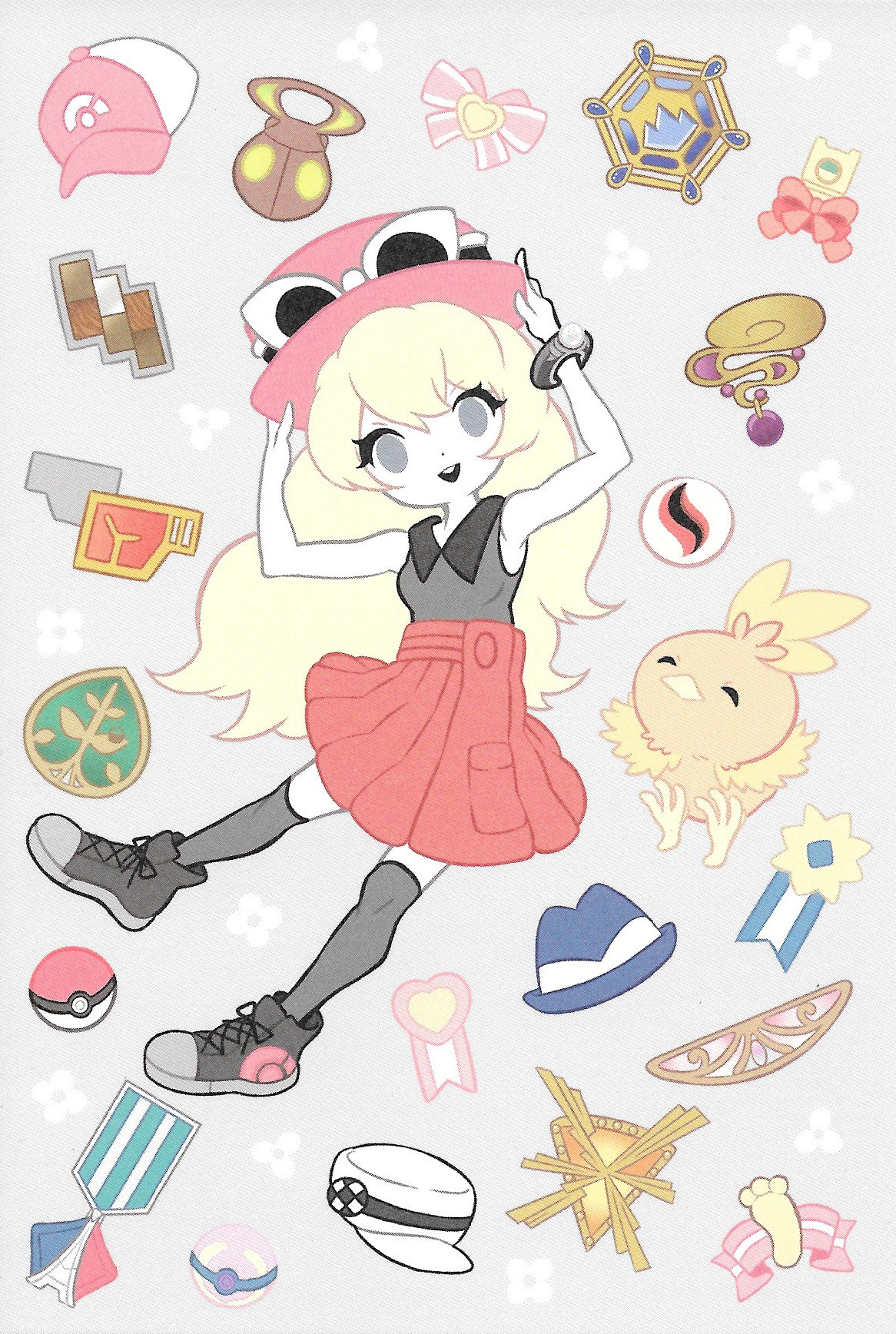 pokescans:  Trainers Collection postcard