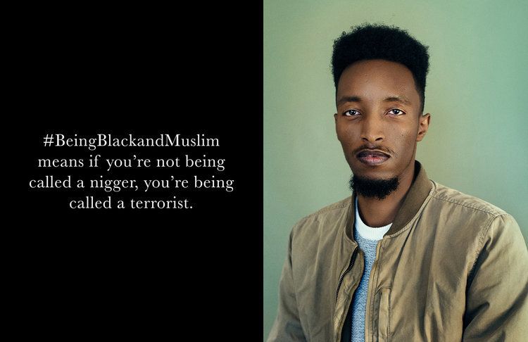 black-to-the-bones: Artist Shares Powerful Portrait Series On #BeingBlackAndMuslim