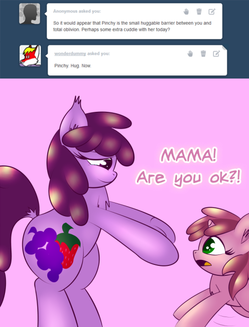 berrypunchreplies:  - “Why are you crying Mama?” - “I’m just… so grateful that I have you. I would be nothing without you…”  ;w; 