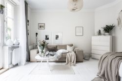 gravityhome:  Light studio apartment   Follow Gravity Home: Blog - Instagram - Pinterest - Facebook - Shop   
