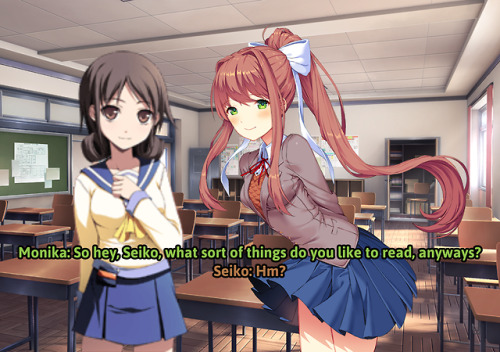 Dokis Doing Their Best! — Seiko: Hey, maybe you could recommend me a book  or...