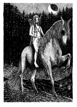 tenebrum:  tu tenebrarum ︻╦╤─:  Devana © Andy Paciorek 2011. Image for the ‘Black Earth’ book project.  ‎ 