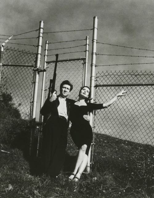 David Lynch &amp; Isabella Rossellini (Helmut Newton, 1988)
