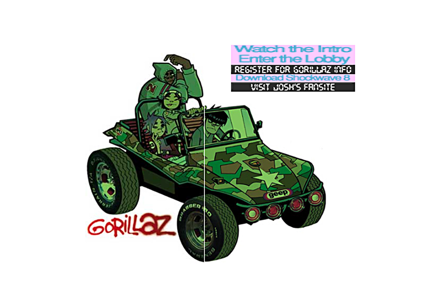 archived gorillaz website