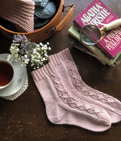 stitcherywitchery: Scones with Florence Socks A knitting pattern by  Ambrose Smith. find Stitch