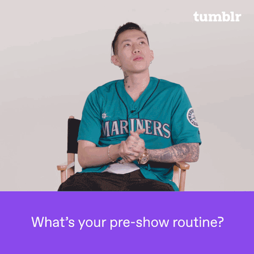 Tumblr GIFerview feat. Jay’s favorite Korean dish, future tattoo plans and his pre-show ritual.