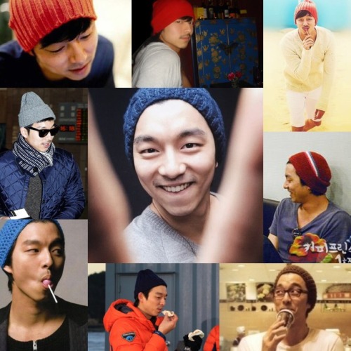 Gong Yoo and his beanies!! This gorgeous seriously loves wearing beanies.. ❤