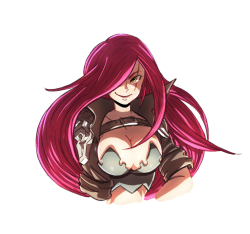 league-of-legends-sexy-girls:  League of Legend - Katarina by oNichaN-xD