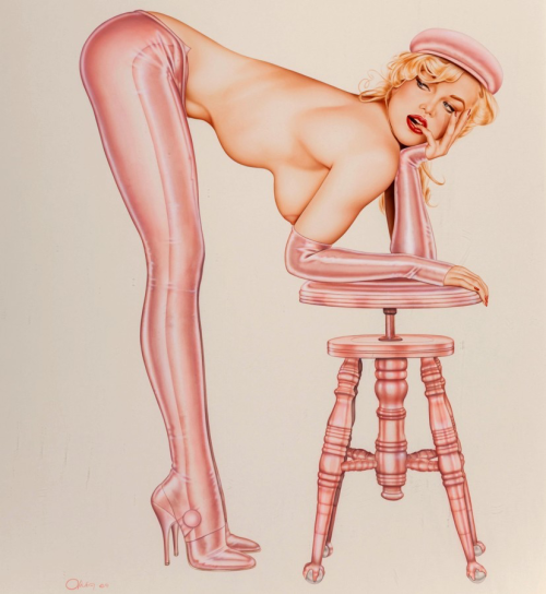 vintage-soleil:Retro pinup illustrations by Olivia De Berardinis