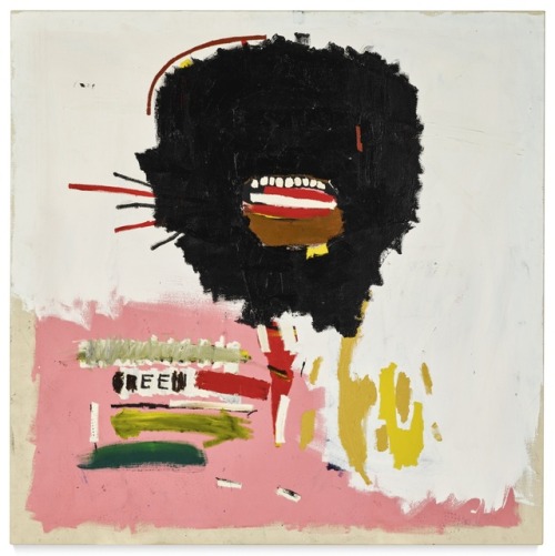 Untitled (WAX) Jean-Michel Basquiat 1984 acrylic and oilstick on canvas