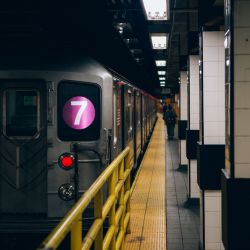 nycexplorer:    Subway station in Queens  scenes from my daily commute