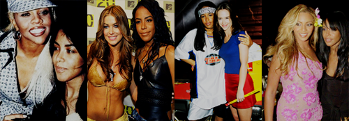 aaliyahqueenofurbanpop:  Aaliyah + famous people/friends 