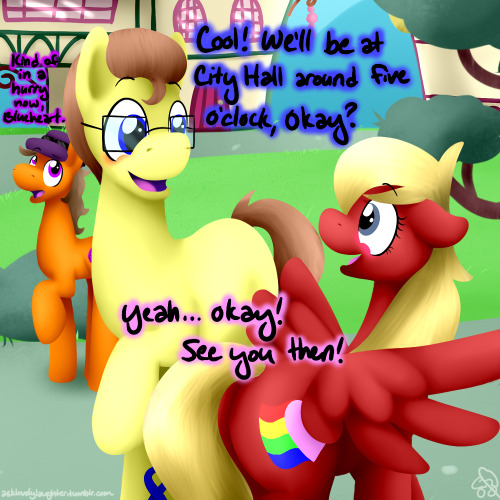 asklovelylaughter:   Featuring ryu362, ask-paradox-pony, and askshramper, all of whom are invited to dress up and get free candy with me, I guess. -sighs dreamily- Blueheart…  x3!