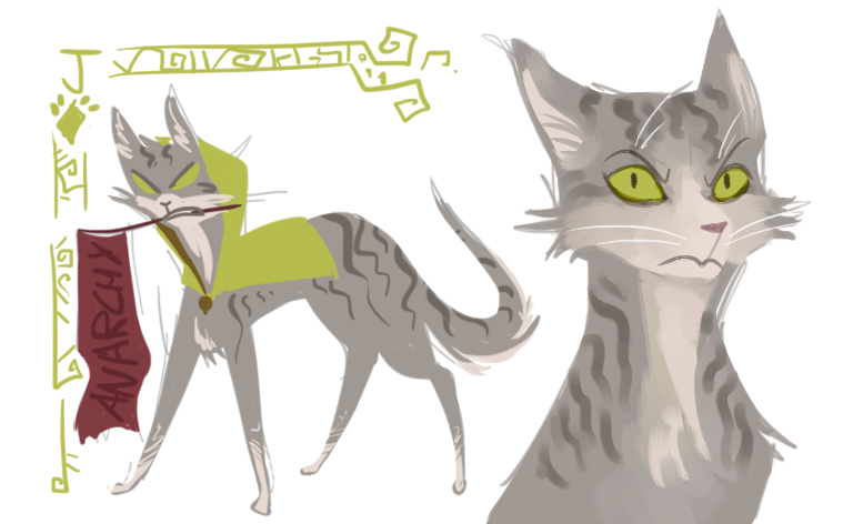 ask blog for a bunch of jjba aus — thats a weird cat you've got kid ((asks  are open