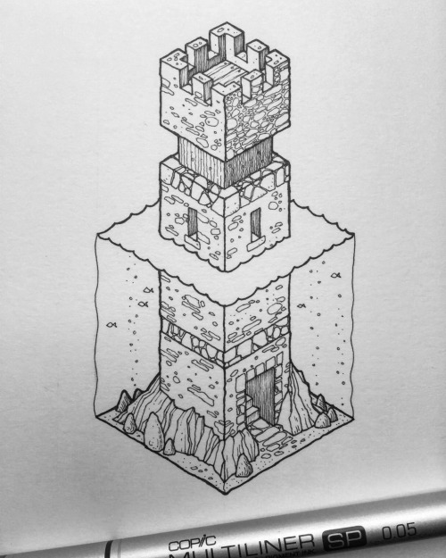 thisnorthernboy:  Today’s Isometric Inktober porn pictures