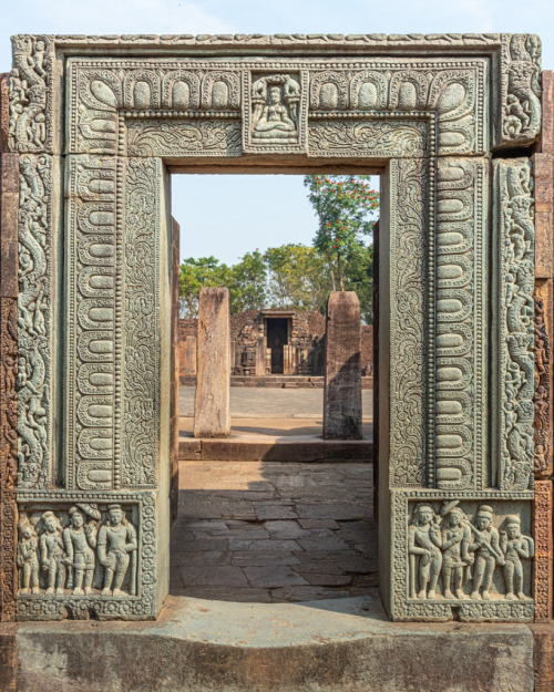 Temple gate, Ratnagiri Buddhist Archaeological Site, Odisha, photos by Kevin Standage, more at https