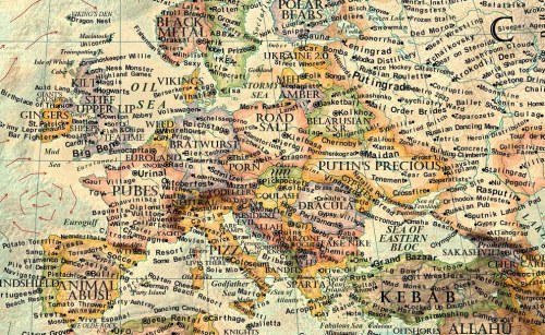 welele:  El mapa de los Estereotipos por Martin Vargic