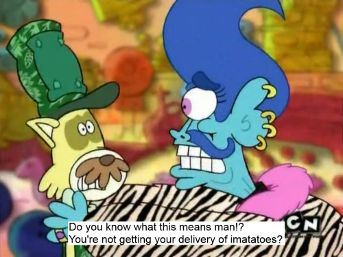 lordgrunty:  zele-the-insane:  expederest:  Why doesn’t anyone talk about this?  reason 348923984298347 chowder is actually one of my favorite cartoons  Chowder is about 100 times better than people give it credit for 
