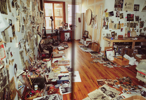 dyinginfamous:  Dash Snow’s Studio in New York