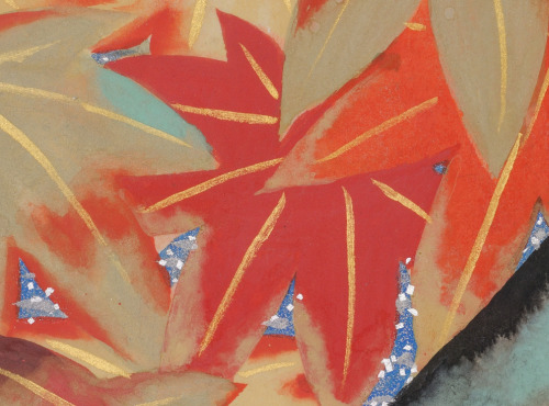 artdetails:Yokoyama Taikan, Autumn Leaves (details), 1931