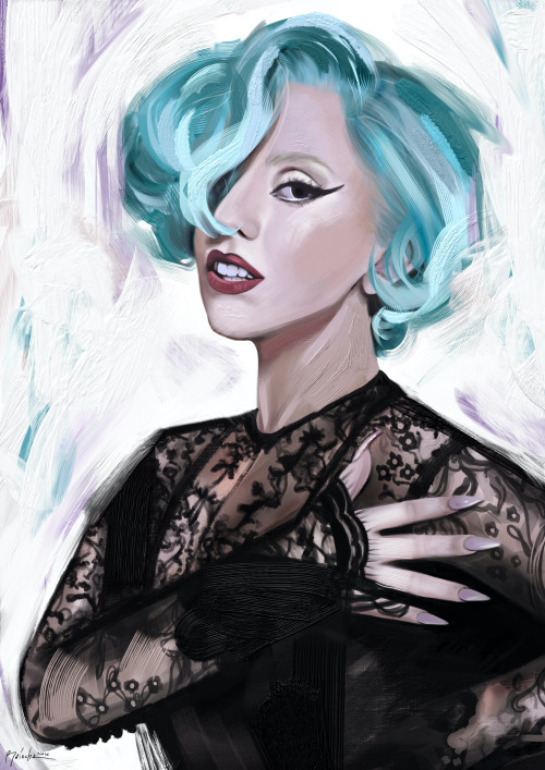 ‘Gaga’ - Painted in Rebelle 4. 