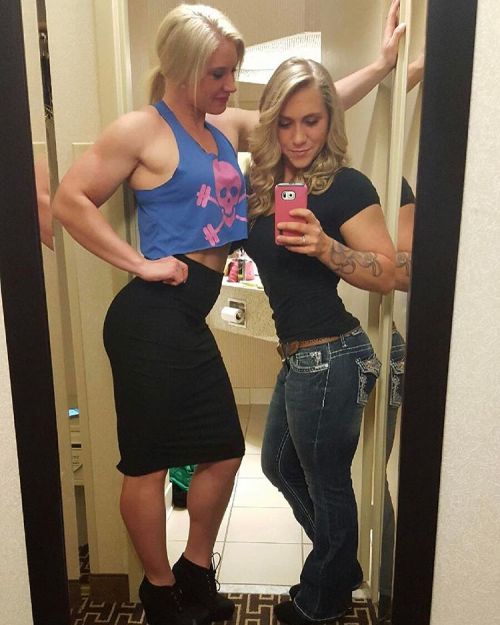 biggertoday:girlswithbiceps:Girl Biceps Rock! That new supplement had been doing her girlfriend wond