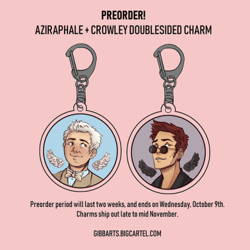 gibbarts: My online shop has reopened! I’ve restocked old items and added preorders to new charm des