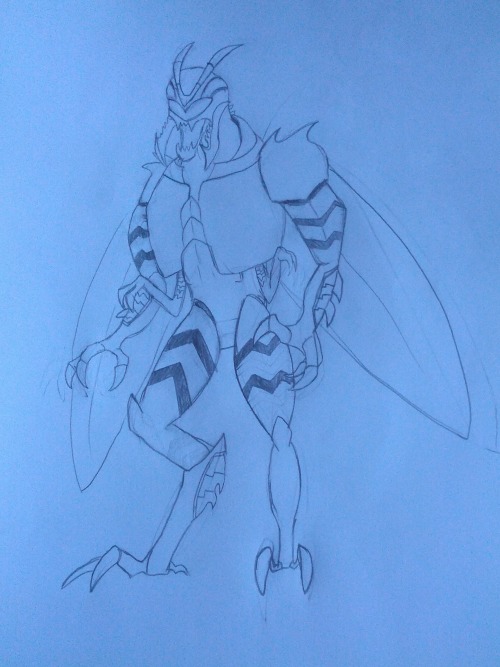 Waspinator, drawn in the style of Transformers: Prime. Used elements from TFP Insecticons and TFA Wa