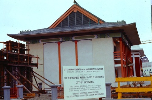 “Site Improvements for Sacramento Chinatown,” Urban Renewal Project, Sacramento, California, 1969.