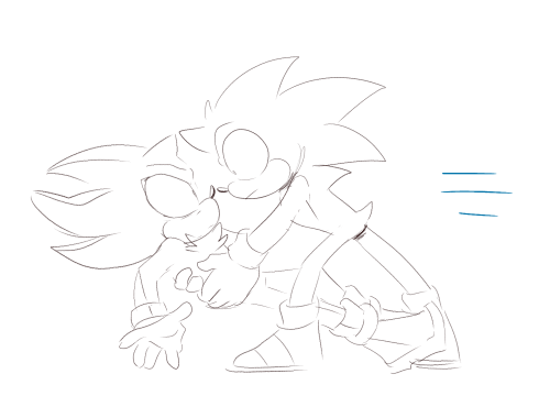 smallpwbbles: Sonic gets possessed by the spirit of pride month and goes to enact its duties 