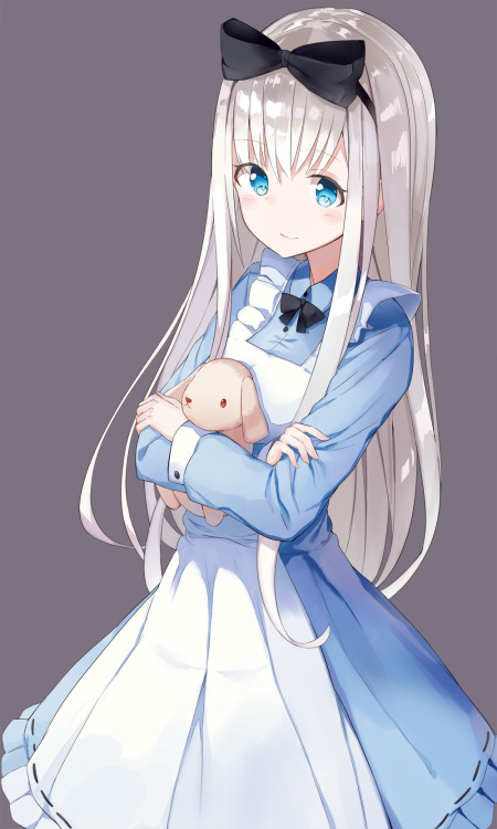 cute-girls-from-vns-anime-manga:    女の子 by  イオリ  
