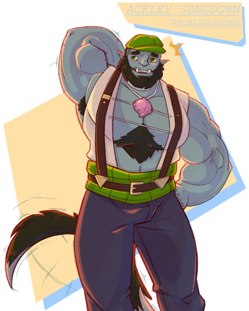 Im Trying To Post Here Again, Because Twitter Might Explode Anytime Soon. Heres A Big Orc Boy Cursed