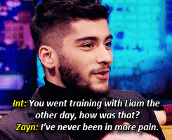  AU:  Model Zayn Malik meets Boxer Liam Payne at one of his fights. They may be