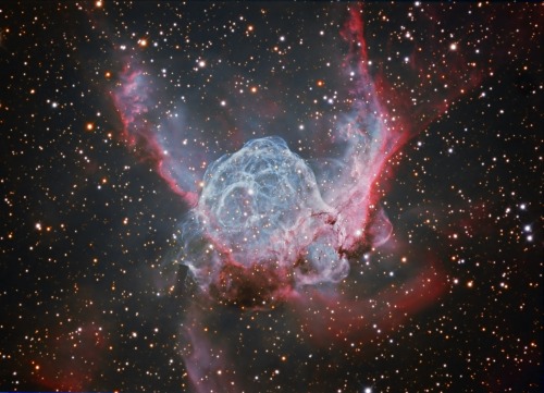 “Thor’s Helmet, or NGC 2359″NGC 2359 is an emission nebulain the constellation Can