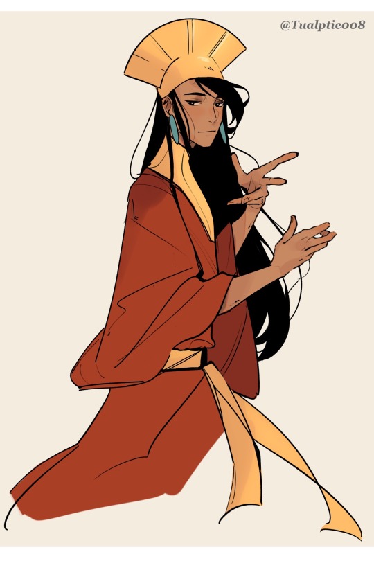 clownbeep:theusualemptypie:Just some Kuzco doodles ✨Oh no- hes hot