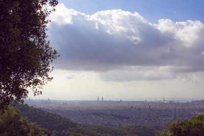 Barcelona, Panoramic view, Spain