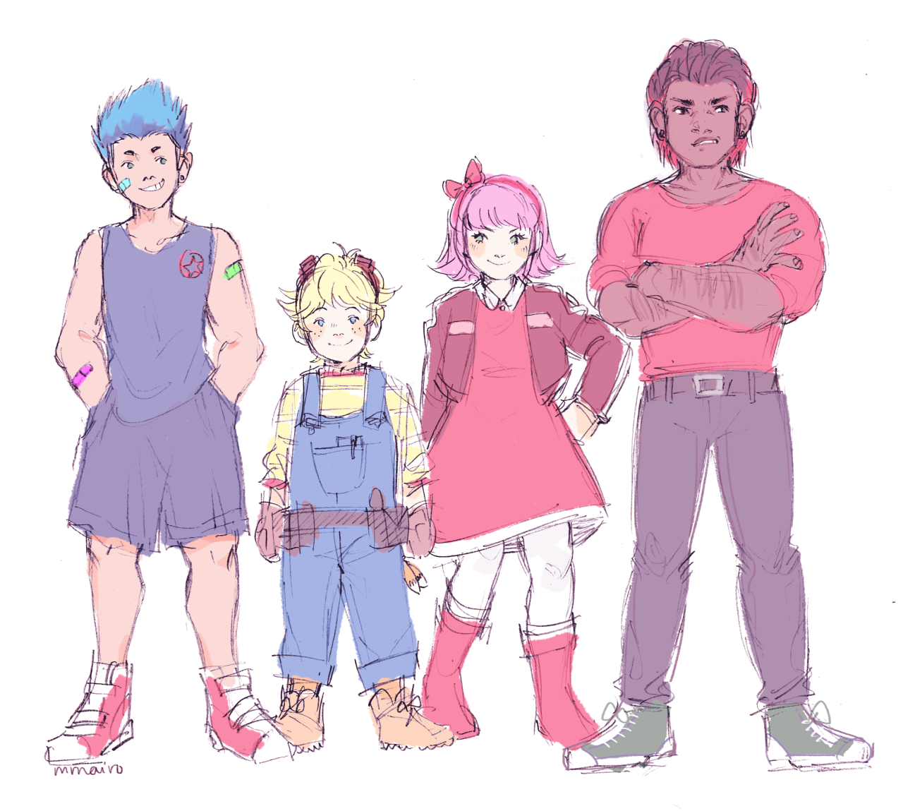 mmairo:  i dont think i ever introduced all my sonic gijinkas on tumblr but here