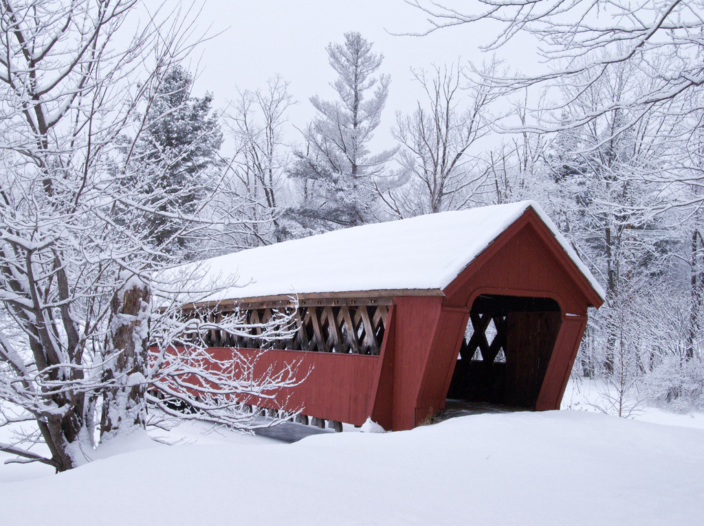 asweetheartbeing40:  archatlas:  Covered Bridges James Walsh  This makes me think