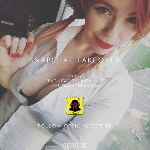 Add OfficialRedtube on snapchat, I’ll be logging in shortly! #fetishcon #redhead