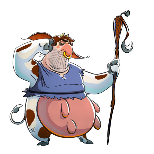 The Cow Sprite.Last year when we went to Ren Faire we saw this play that left a little bit of an imp