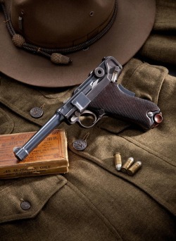 doyoulikevintage:  The Aberman “Million Dollar” .45ACP Luger from the 1911 U.S. Military Trials. 