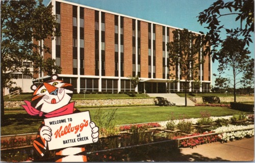 Tony the Tiger visits corporate headquarters.